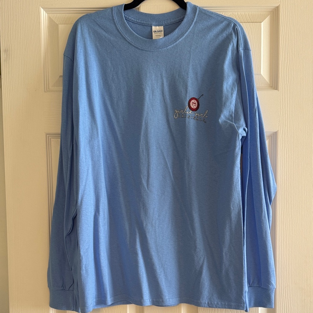 Girlie Girl Blue Long Sleeve Shirt